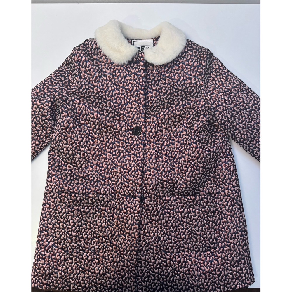 Bonton Padded Coat with Faux Fur Collar - Picture 9 of 10